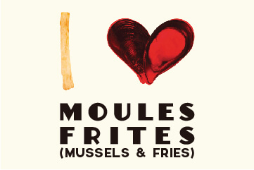 Mussels and fries in Saigon